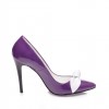 PURPLE PATENT LEATHER SHOES